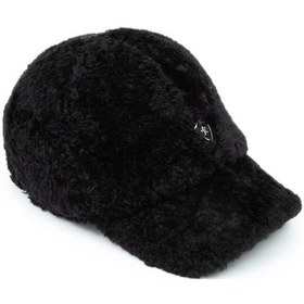 Resim Tamer Tanca Unisex Kürk Siyah Şapka 524 Beyzbol Kurk Sapka Sıyah Kurk Siyah 