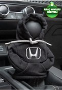 Resim Freeyez Honda Siyah Vites Hoodie Araç Vites Kıyafeti Vites Poları Oto Aksesuarı Vites Topuzu Sweatshirt 