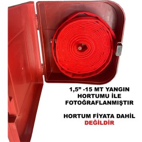 Resim Bilgeden Yat Için D-Tipi Yangın Hortum Dolabı Plastik Malzemeden Imal Ölçüleri: 55X50X16,5 cm 