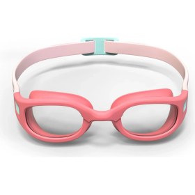 Resim Nabaiji Yüzücü Gözlüğü - Küçük Boy - Pembe/turkuaz - Şeffaf Camlar - Soft 