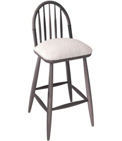 Resim Rustica İskandinav Bar Sandalyesi Ceviz 