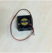 Resim 4 cm 12 volt fan 12 volt 4 cm 2 pinli 20 cm kablo uzunluğu 40x40x15mm fan 