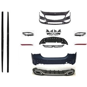 Resim Mercedes W117 Cla Serisi Oem Amg Set Ön Arka Tampon Diamond Pa 