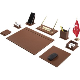 Resim Makroofis G101 Deri Sümen Takımı 11 Parça Taba Full Set 