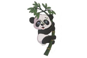 Resim PANDA DEKORATİF SARKAÇLI DUVAR SAATİ 
