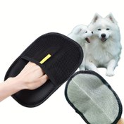 Resim Köpek Anti-Statik Saç Alma Eldiveni - Tekrar Kullanılabilir ve Verimli Pet Bakım Aracı, Hızlı Bir Şekilde Köpek Tüyü/Halı Klipslerini Çıkarır, Yumuşak Polar Astarı, Dayanıklı Sahte Kürk Malzemesi, Hassas Beyaz, Köpek Bakım Malzemeleri, Rahat Köpek Aksesuarı, Yumuşak Polar Astarı, Esnek Tasarım 