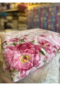 Resim Sarar Çift Kişilik Battaniye-vals Pembe Pembe 