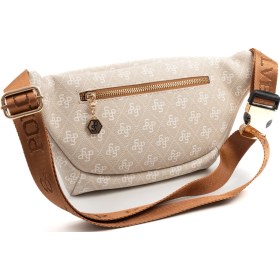 Resim Silver Polo Kadın Bel Çanta 1192 Taş 