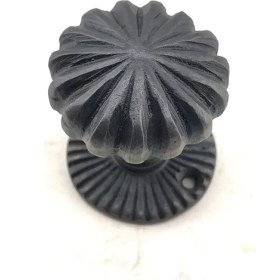 Resim Antika Tarz Dekoratif Pirinç Açarlı Kapı Babası - 50MM, Oksit 