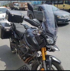 Resim Zeus Motor 2014-2018 Yamaha Xt 1200z Super Tenere Uyumlu Ön Cam Açık Füme 
