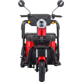 Resim Mondial E-Mon Mona Elektrikli Bisiklet 1500W Batarya 160 kg Taşıma Kapasitesi 3 Tekerlekli Kırmızı 