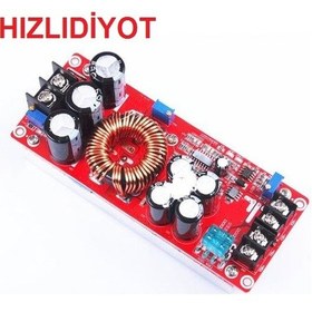 Resim 1200W Boost Modül 10-60V'Dan 12-83V 'A 20 A Yükseltici Step Up 