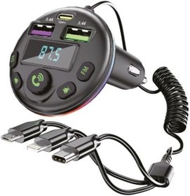 Resim Neotret 40W 3.4A 3in1 FM Araç Modülatörü MDL-15 Trent&Co 1166718 