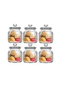 Resim Paşabahçe Viva Cam Kavanoz - Cam Saklama Kabı 6 Adet 900Cc Fma05051 019Oa Adasya Home Viva Çok Renkli 