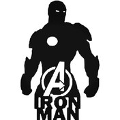Resim Iron Man Oto Motor Laptop Duvar Folyo Sticker 15x22 Cm Lcst Lcst 