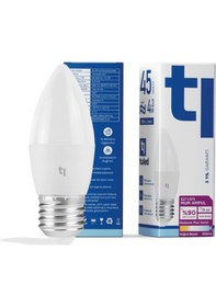 Resim Redeem Plus C37S E27 Mum Ampul, Titreşimsiz, Göz Konforu, 594 Lümen, Soğuk Beyaz, 6500 Kelvin 
