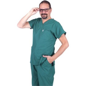 Resim Önlük Ameliyat Veteriner Alt/Üst Xl-Ameliyat Önlüğü 