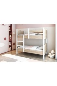 Resim Patiko Furniture Çift Katlı Ikiye Ayrılabilir Lüks Ranza (90x190) 