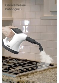 Resim Sinbo SSC-6424 9 In 1 Çok Fonksiyonlu El Tipi Basınçlı Buharlı Temizlik Makinesi 