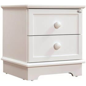 Resim Meltem Kids Classy Beyaz Genç Odası Komodin 