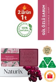 Resim Ilgaz Naturix Organix Gül Özlü Sabun 125 gr | Cildi Tazeleyen Ve Yatıştıran Doğal Sabun 