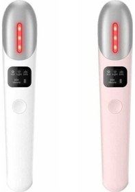 Resim Pazly White Eye Face Massager - Dark Circles, Puffiness, Wrinkle Removing Led Beauty Device White Beyaz 