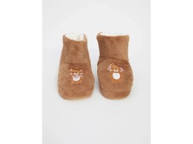 Resim Lcw Steps Nakışlı Pelüş Kız Çocuk Ev Botu Panduf (W5) 