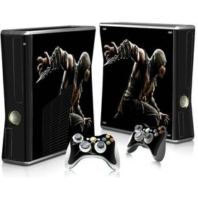 Resim Aircraft Jzcat Xbox360 Slim Konsol Tam Gövde Çıkartması Ve Joystick Çıkartması-2 