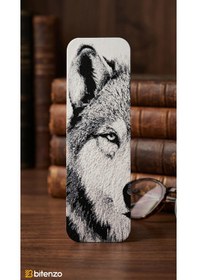 Resim Kurt Figürlü Portre Tasarım Kabartma Dokulu Kitap Ayracı - Modern Kitap Aksesuarı 