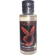 Resim Playboy Pratik Çilek Aromalı Taşınabilir Boy Errotik Masaj Yağı | Playboy Strawberry Flavored Massage Oil 50ML 