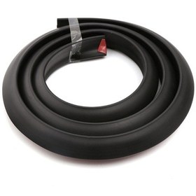 Resim Gajeena 2 Adet 1.5m Evrensel Çamurluk Koruyucu Lastik Şerit, Kolay Kurulum Ve Çizilmeye Karşı Dayanıklı, Siyah 