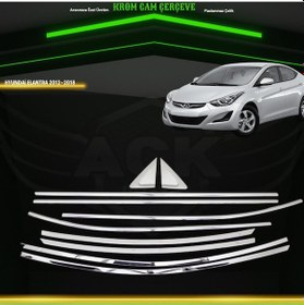 Resim Hyundai Elantra 2014-2019 Araca Özel Cam Çerçevesi Tamtur A+ 