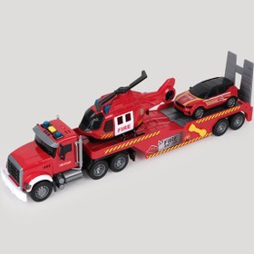 Resim Let's Be Child Drive Sesli ve Işıklı Büyük İtfaiye Tırı - Standart / Standart 