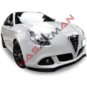Resim HasAkman Alfa Romeo Guiletta Basic Ön Tampon Lip Piona Black 2010 ve üzeri 