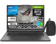 Resim Asus Rog Strıx G18 G814JZ-N6023 İntel İ9-13980HX 16gb DDR5 Ram 2tb SSD 12GB RTX4080 175W 18 İnç 240Hz QHD WQXGA Windows11Pro Taşınabilir Bilgisayar N602321+Weblegelsinçanta 2 Yıl Resmi Distribütör Garantili