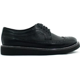 Resim Femmina Kadın Oxford Ayakkabı-Siyah-113427-08 