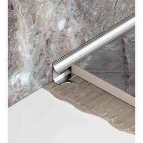 Resim 10 mm Alm. Mat Gri Seramik Iç Köşe Profili 