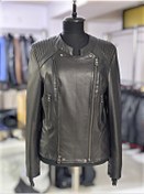 Resim LEATHER HOUSE Z-41- KISA KADIN DERİ MONT SİYAH 