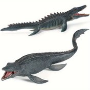 Resim Büyük Mosasaurus Oyuncak Gerçekçi Derin Deniz Canavarı Mosasaurus Dinozor Plastik El Boyalı Okyanus Hayvan Modeli Figürü Doğum Günü Hediyeleri Parti Malzemeleri Çocuk Oyuncakları Cadılar Bayramı Noel Hediyesi 
