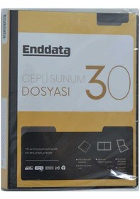 Resim Enddata Ön Cepli Sunum Dosyası 30'lu Siyah 1230-3 