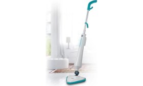 Resim Kiwi Buharlı Mop 1300 Watt Beyaz Renk ile 5 Metre Kablo Uzunluğu ve Mikrofiber Bez Hediyeli 