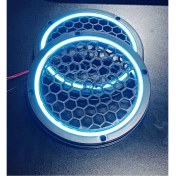 Resim Woodhub 20CM Buzmavisi Neon Işıklı Hoparlör ve Midrange Kapağı 1takım (2ADET) Vidalanabilir 