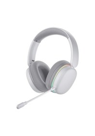 Resim Aula G7 Pro Tri Mode Kablosuz Rgb Gaming Mikrofonlu Oyuncu Kulaklığı 7.1 Surround Ses 40mm Driver Düşük Gecikme E-spor Kulaklık Beyaz 
