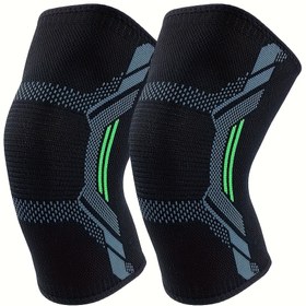 Resim 2 Parça/Yüksek Kaliteli Bacak Kompresyon Takımı - Erkek ve Kadınlar İçin Spor, Voleybol, Basketbol ve Fitness için Maksimum Destek 