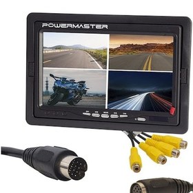 Resim Powermaster PM-16804 Dörde Bölünebilen Quad - Dijital 7" Monitör 