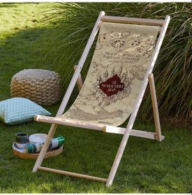 Resim Bluehomeconcept Adawall Home Harry Potter Marauders Map Şezlong 