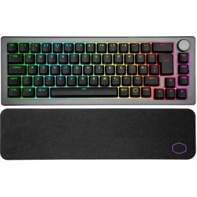 Resim Cooler Master CK721 Rgb Red Switch 2.4/bluetooth %65 Mekanik Oyuncu Klavyesi Uzay Gri-Uk Layout 