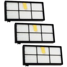 Resim srfn ticaret Irobot Uyumlu Aeroforce Roomba 980 Serisi Süpürge Hepa Filtre 3'lü Paket 