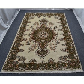 Resim Zehra Abla Halı Yeni El Dokuma 5m2 Nadide Göbekli Sümerbank Yün Halı 7018 Çok Renkli 