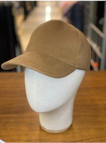 Resim Hamze Kaşe Yünlü Kumaş Kışlık Cap Şapka Camel 
